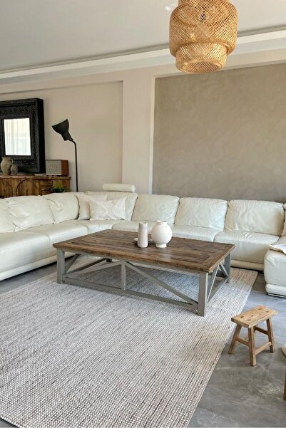 Genel Markalar Gala İskandinav Salon Halısı Mutfak Halısı Yolluk Bukle Dokuma Halı Tozumaz Halı 2202 Bej