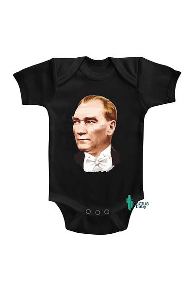 CACTUS COLLECTION ATATURK BODY - Design Cotton Baby Bodysuit