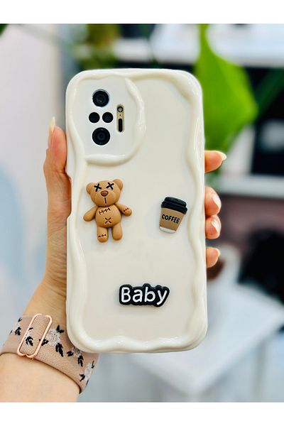 Go Aksesuar جراب سيليكون بتصميم لعبة ثلاثية الأبعاد متوافق مع هاتف Xiaomi Note 10 Pro
