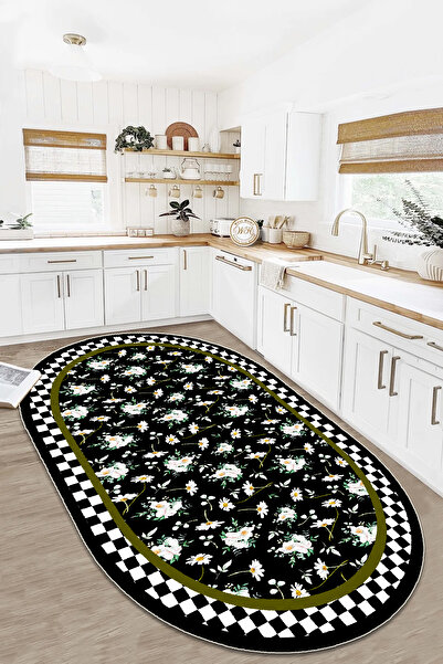 MUA HOME DECOR Dijital Baskı Yıkanabilir Mutfak Halısı Salon Halısı Koridir H...