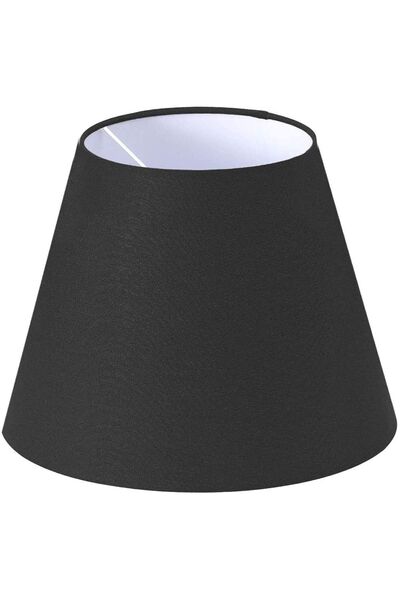 MODA35 Siyah Lambader Başlığı Çap 35 cm Konik Kumaş AB862