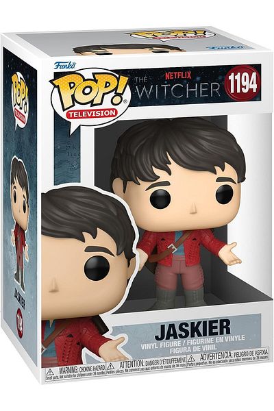 NoHar Witcher-Jaskier Pop Figure - ملابس تلفزيونية حمراء