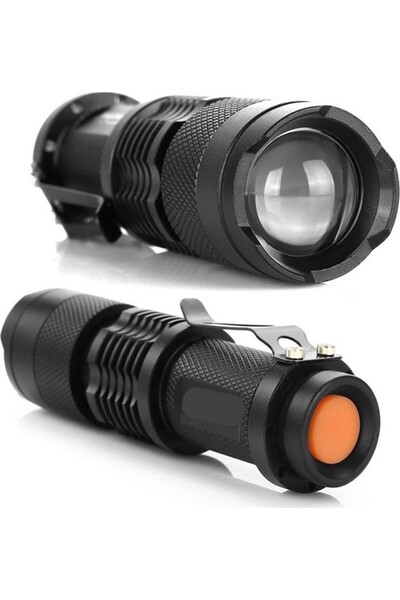 farissu Su Geçirmez Ultra Güçlü Şarjlı El Feneri 2300 Lumens Q5 + Şarjlı Pil ...