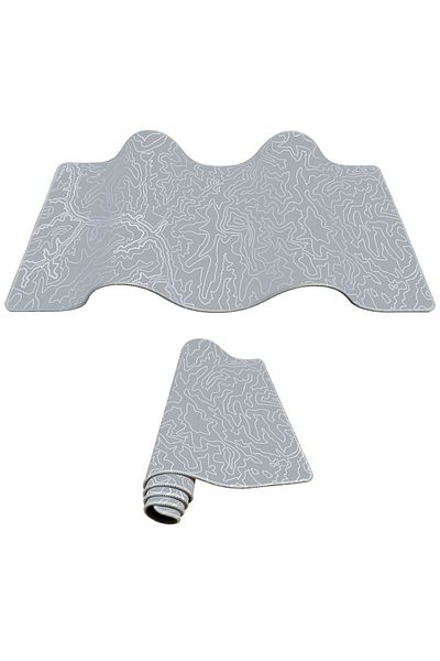 PORGE Gaming Mouse Pad - 70x30 Gray, XL Size Gaming Mousepad
