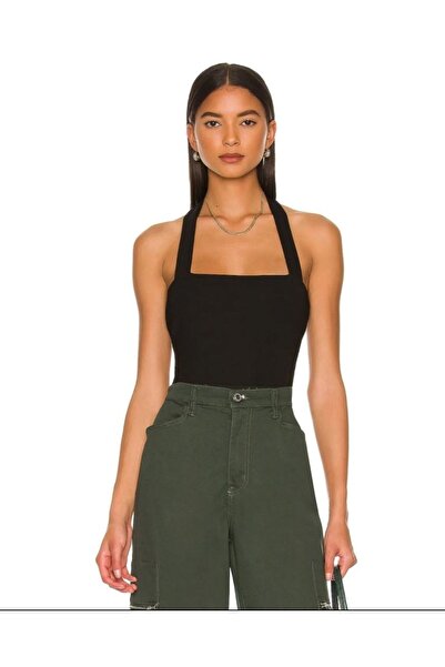 PERLAVİSTA Kadın Sıfır Kol Ipek Jarse Bodysuit