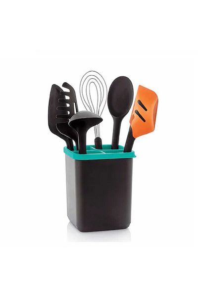 Tupperware Modern Fairy Kitchen Utensil Set Beater Tong Spoon Ladle Spatula