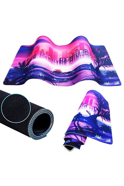 PORGE لوحة ماوس ألعاب مقاس 70x30 Xl لوحة ماوس كبيرة للمكتب لوحة ماوس للألعاب