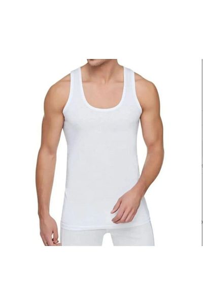 EKAY Thick Strap Men's Cotton Undershirt - Set of 6