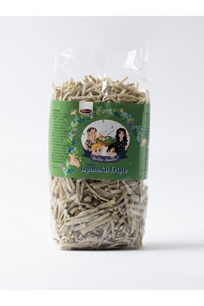 ÜRETEN ANNELER Tuzsuz Ispanaklı Erişte 1 Kg