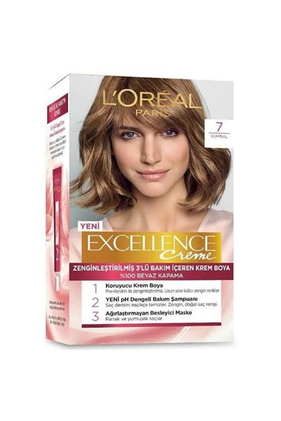 L'Oreal Paris Excellence Cream Boya 7 Kumral