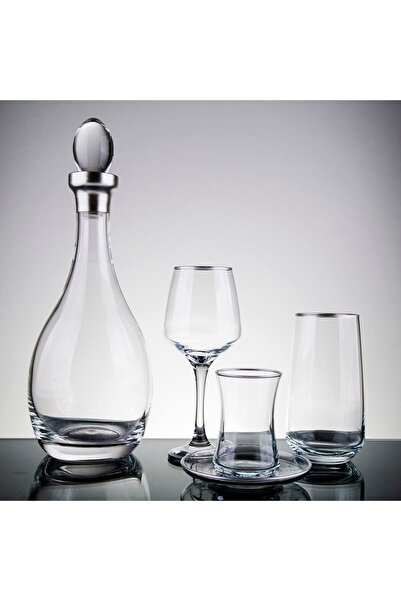 Barok 49 Parça 12 Kişilik Soft Platin Su Takımı