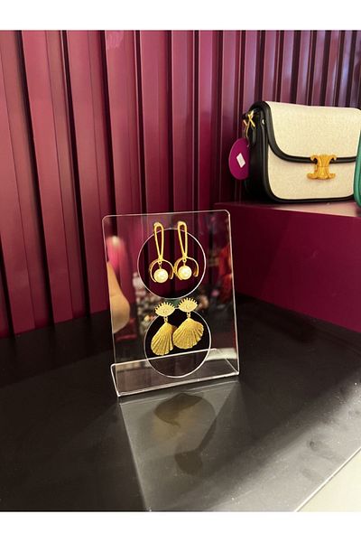 Trend Pleksi Transparent Pendent Earring Stand