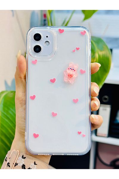 Go Aksesuar حافظة من السيليكون الناعم بتصميم لعبة ثلاثية الأبعاد متوافقة مع هاتف iPhone 11
