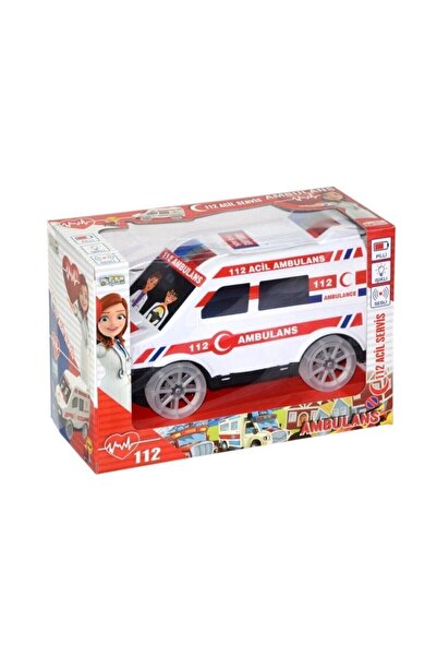 CAN OYUNCAK Kutulu Pilli Işıklı Ambulans