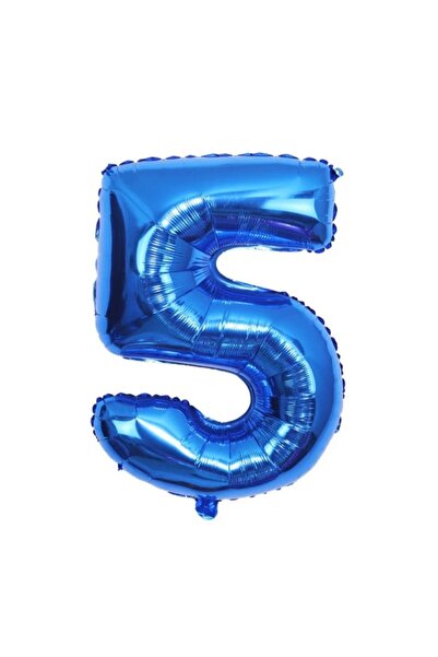 MFM Balon din folie albastru închis 5 ani 100 cm