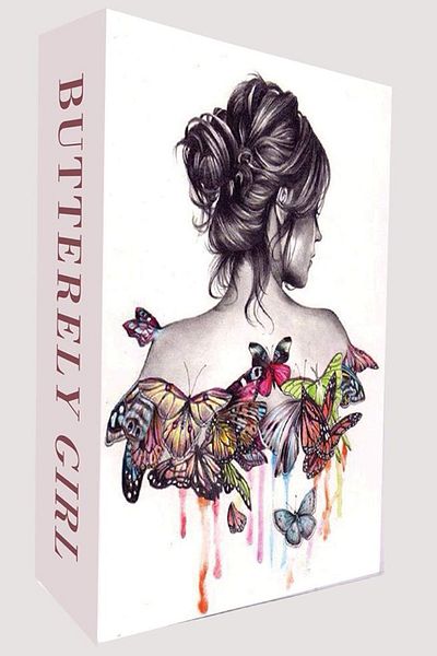 biseystore 121 BUTTERFLY GIRL Decorative Book Boxes
