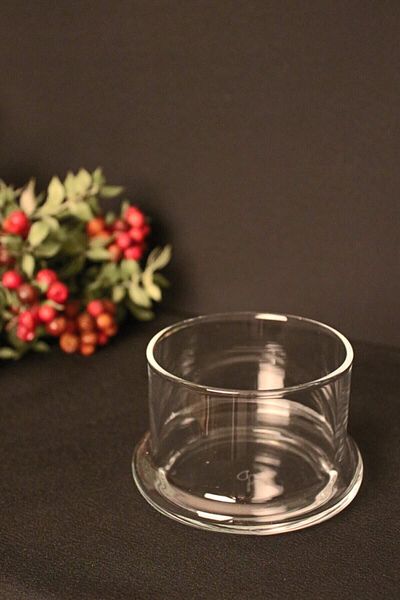 Paşabahçe Glass Jam Bowl with Lid, Breakfast, Orange Jug, Storage Container 96966