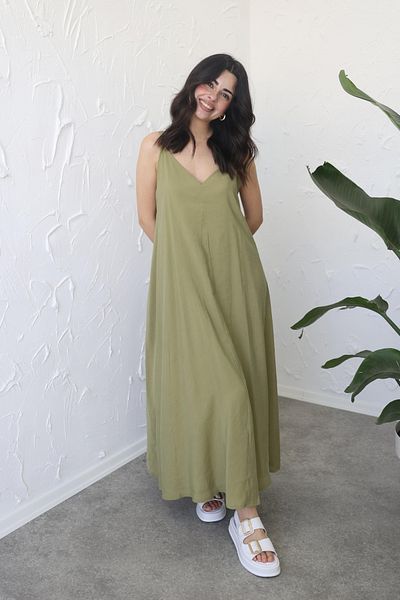 Poliyance Rochie Ahsen verde
