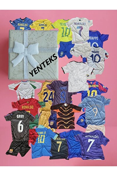 yenteks Avrupa Retro Takımları Çocuk Forma Şort Çorap Bileklik 4 Parça Özel Paket Ne ? Gelirse