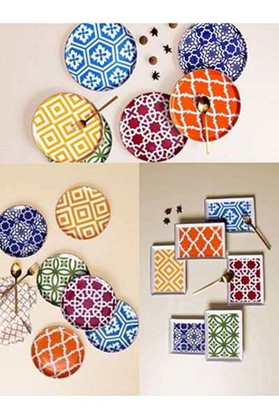 Porland Morocco Breakfast and Catering Set for 6 People - 18 Pieces