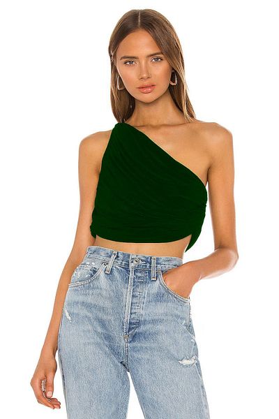 PERLAVİSTA Crop Top pentru femei adunate
