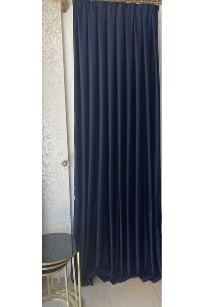 Brillant Blackout Blackout Sunshade Background Curtain Without Pleats (Straight Sewing) Extrafoled - Dark Gray / Anthracite