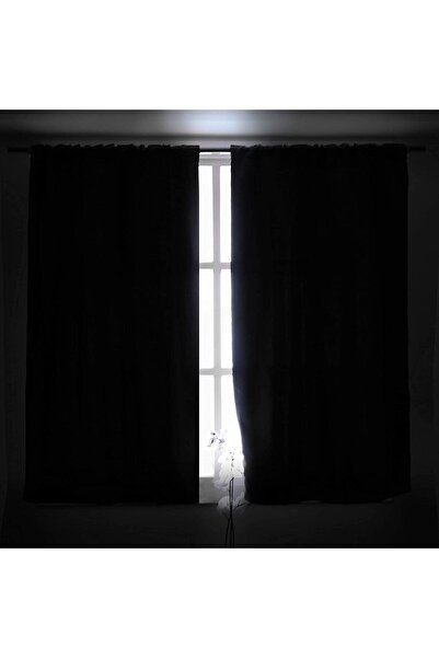 Karesi Blackout Karartma Güneşlik Fon Perde Pilesiz Tek Kanat