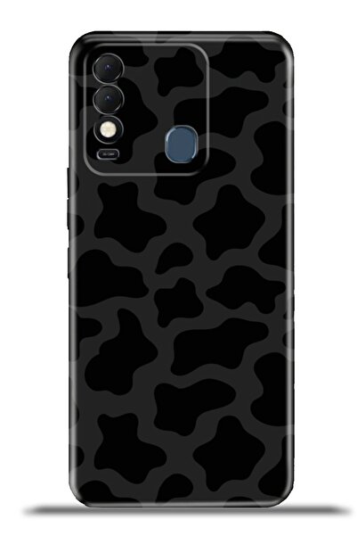 TECNO Spark 8T Kapak HD Renkli Dizayn Silikon Kılıf Kamera Koruma - Cow Transparent