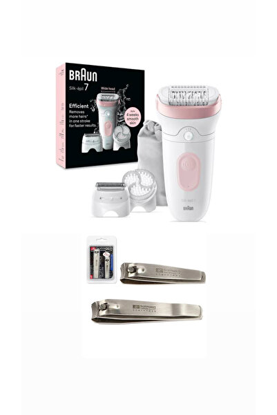 Braun SE 7060 Silk-Épil 7 Islak ve Kuru Kalıcı Pürüzsüz Cilt Epilasyon Cihazı