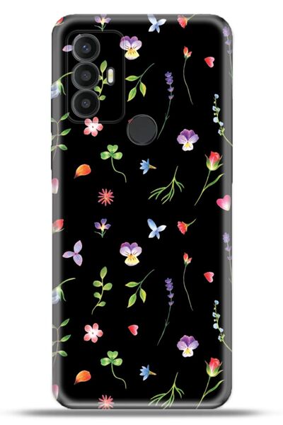 TCL 30 Se Kapak Hd Dizayn Silikon Kılıf Kişiye Özel Harfler Flora - L Harfi