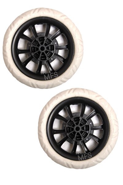 MFS Sessiz Pazar Arabası Tekerleği Her Modele Uyumlu Pazar Arabası Tekeri ( 2 Adet )