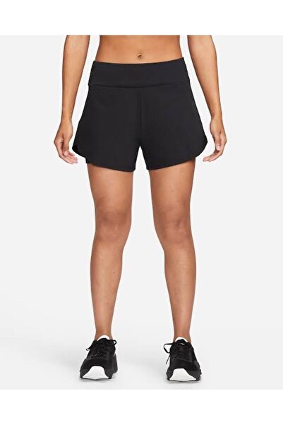 Nike Dri-FIT Bliss Normal Belli 8 cm 2-σε-1 Γυναικείο Σορτς