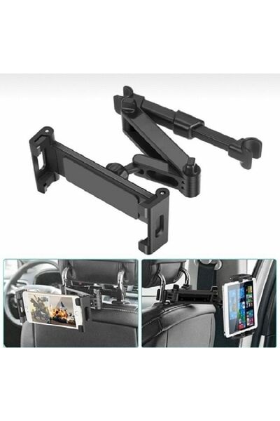 Twinix Araç Içi Koltuk Arkası Mesafe Ayarlı Uzayan Telefon Tablet Tutucu
