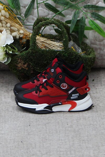 fort Cool London Kırmızı Rahat Çocuk Basketbol Ayakkabısı