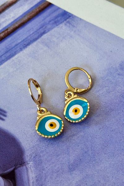 Trendy Butik أقراط محارة الفيروز