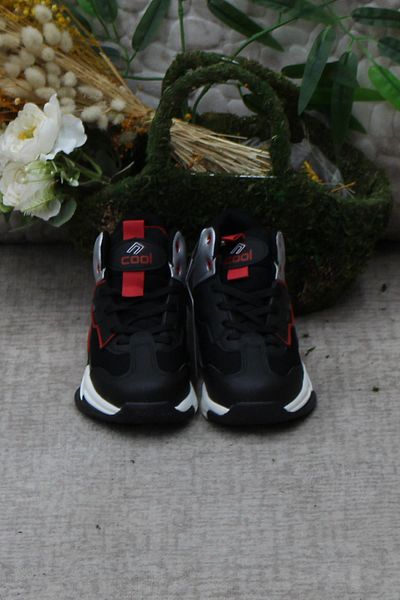 fort Cool London - Black Comfortable Children's Basketball Shoes