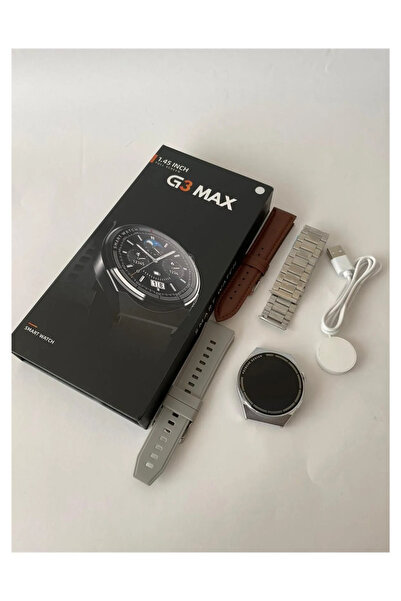 LaraThec Gt3 Max Uyumlu Akıllı Saat G3 Max Uyumlu Şık Tasarım Akıllı Saat Güm...