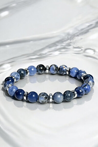 NBS Beautiful Naturel Stones سوار من الحجر الطبيعي بتصميم أنيق للجنسين من اله...