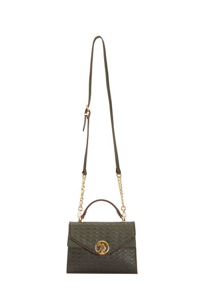 U.S. Polo Assn. Khaki Women's Messenger Bag Us23640