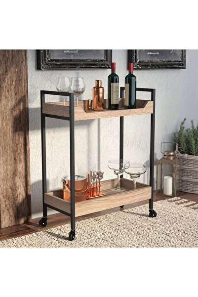 Deconode Nova Tekerlekli Servis Sehpası