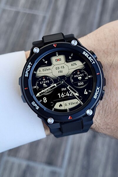 Daniel Klein Siyah Renk Silikon Kordonlu Akıllı Kol Saati