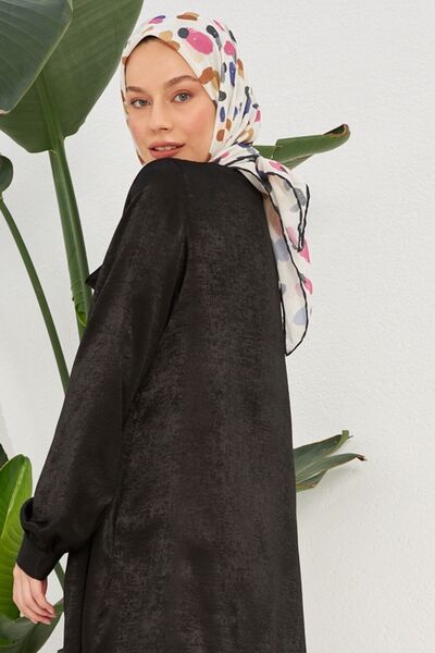 İpekhan Φουλάρι από βαμβακερό βισκόζη Pebble Fuchsia