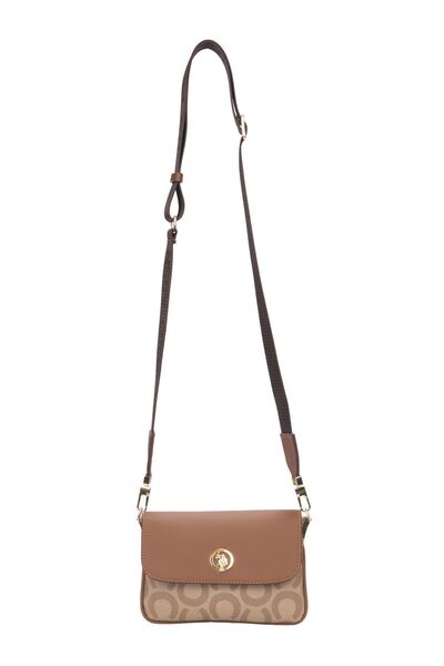 U.S. Polo Assn. K. Beige Women's Messenger Bag Us23590