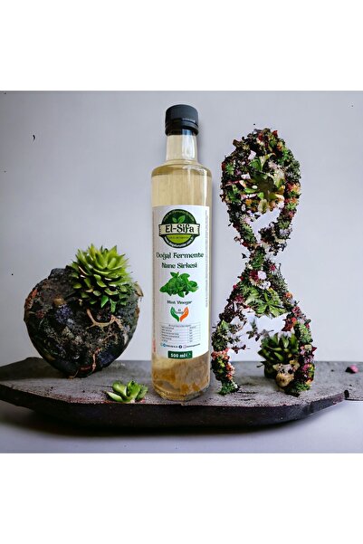 100% Doğal Fermente Nane Sirkesi 500ml Cam Şişe
