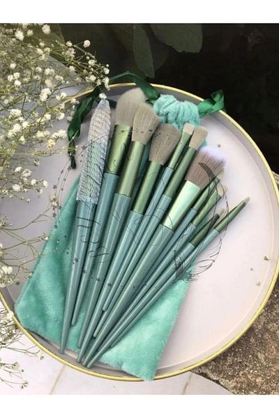 BEYZANA Set verde de 13 perii speciale pentru fixare a pungilor
