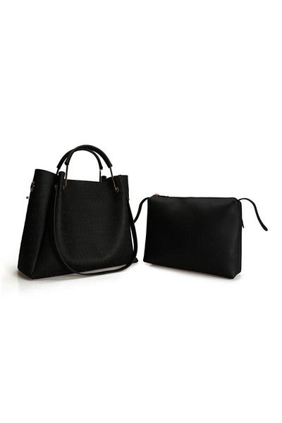 Lucky Bees Damen Hand- und Schultertasche mit Innengeldbörse