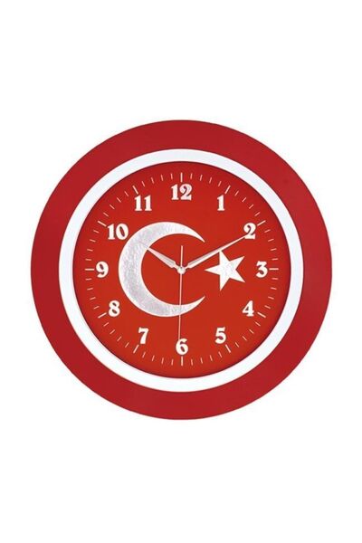 Aypaş Ayp 116 Duvar Saati Galaxy Türk Bayrağı