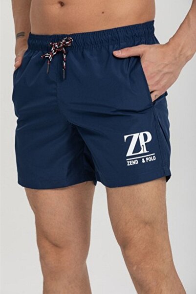 ZEND POLO Navy Blue Color Shorts
