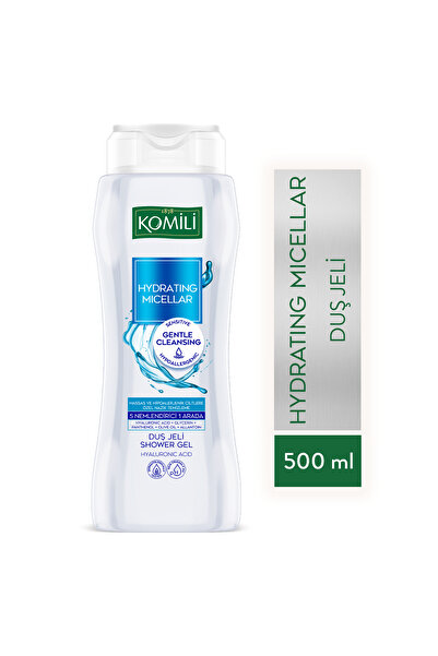 Komili Hydrating Micellar Duş Jeli - Hassas ve Nazik Temizleme - Vegan - 500 ML