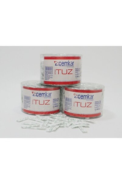 CEMKAR Tek Kullanımlık Stick Tuz 1 Gr X800 Adet
